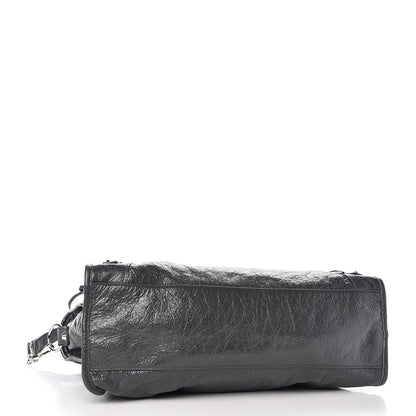 Balenciaga Agneau Classic Silver Hardware City Gris Fossile Anthracite 5 of 12