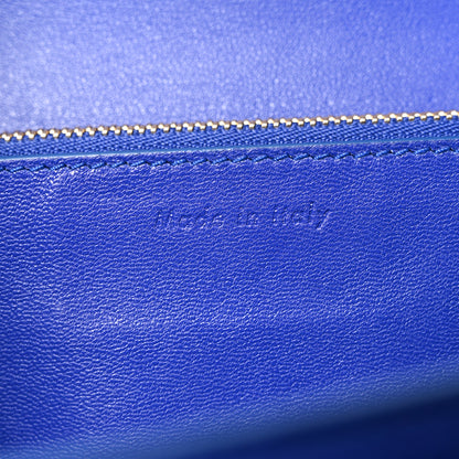 Celine Box Calfskin Medium Classic Box Flap Bag Indigo 7 of 10