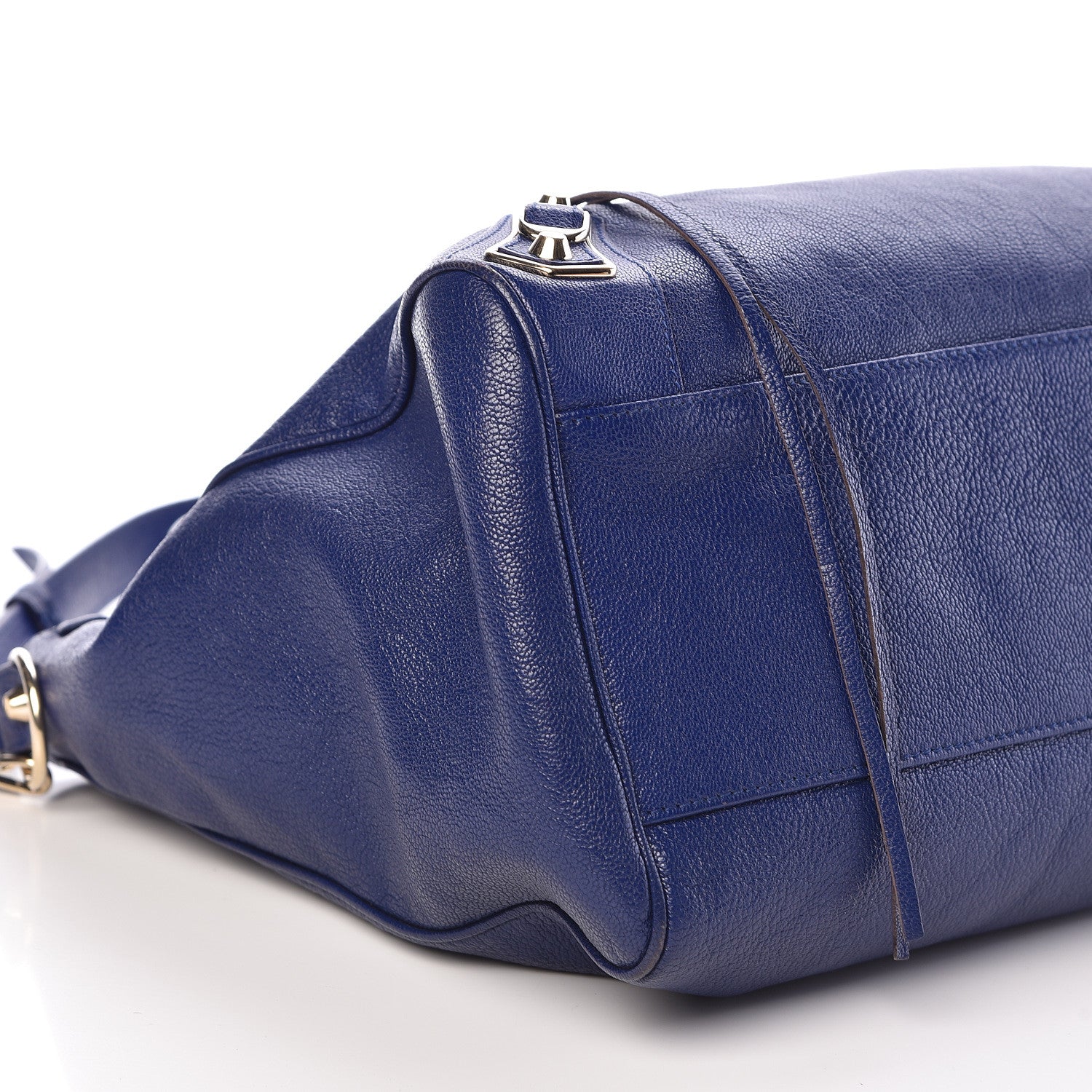 Balenciaga Chevre Gold Metallic Edge Hardware Velo Bleu Roi 9 of 10