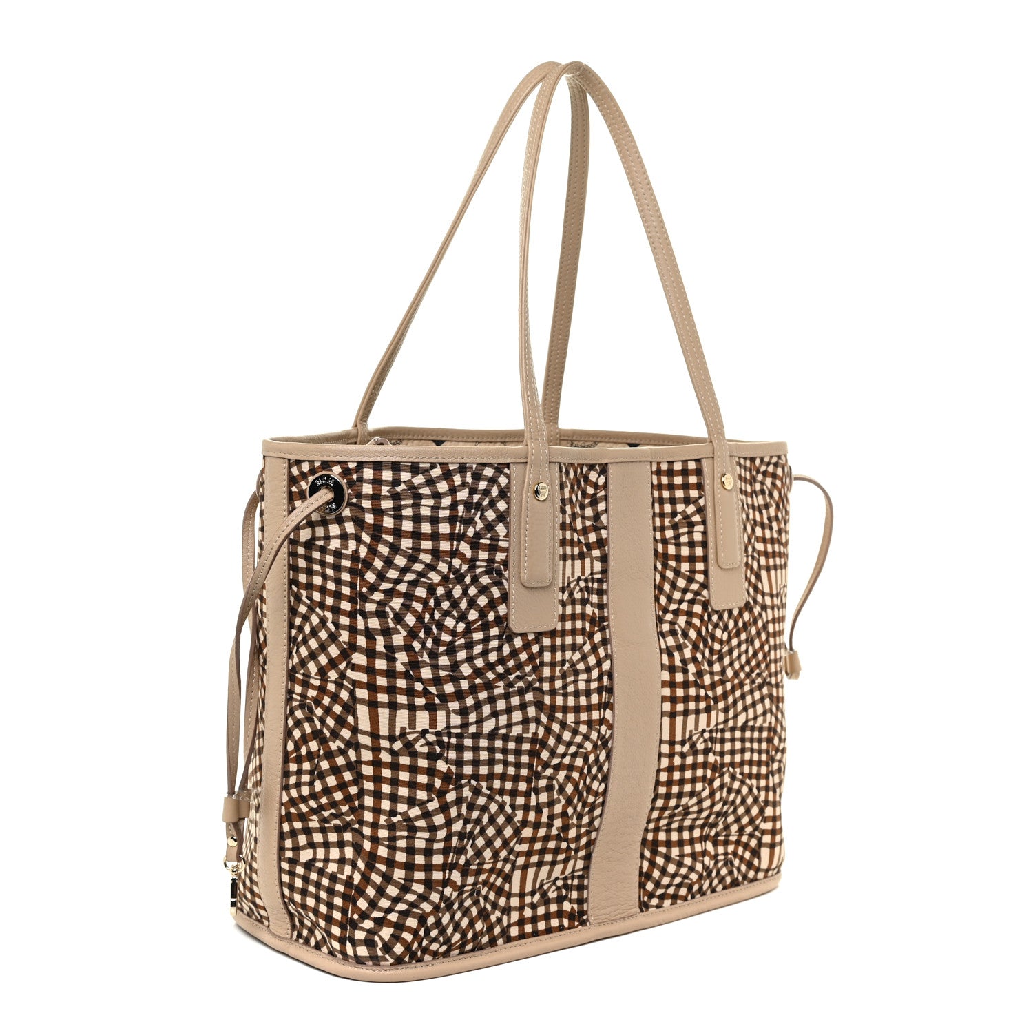 MCM Visetos Medium Liz Reversible Shopper Tote Beige 13 of 17