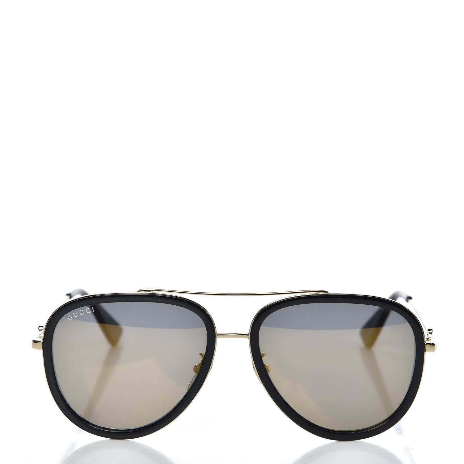 Gucci Aviator Sunglasses GG0062S Black Gold 4 of 9