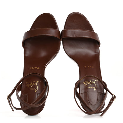 Christian Louboutin Nappa Loubigirl 100 Sandals 40 Brown 2 of 10