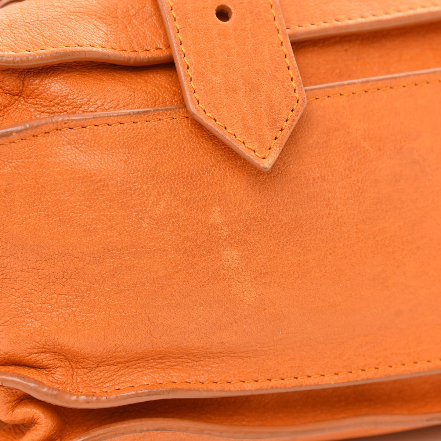 Lambskin Medium PS1 Satchel Saffron