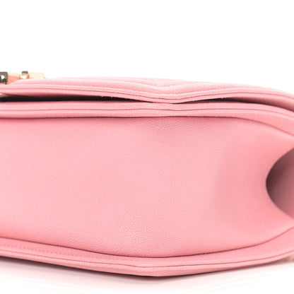 Chanel Caviar Quilted Medium Boy Flap Pink 8 of 8