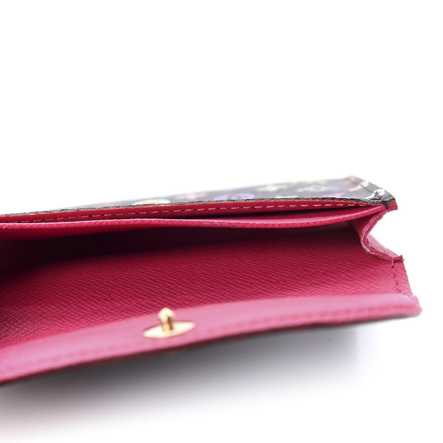 Monogram Multicolor Business Card Holder Black Grenade