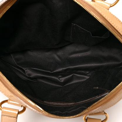 Saint Laurent Patent Oversized Muse Beige 5 of 11