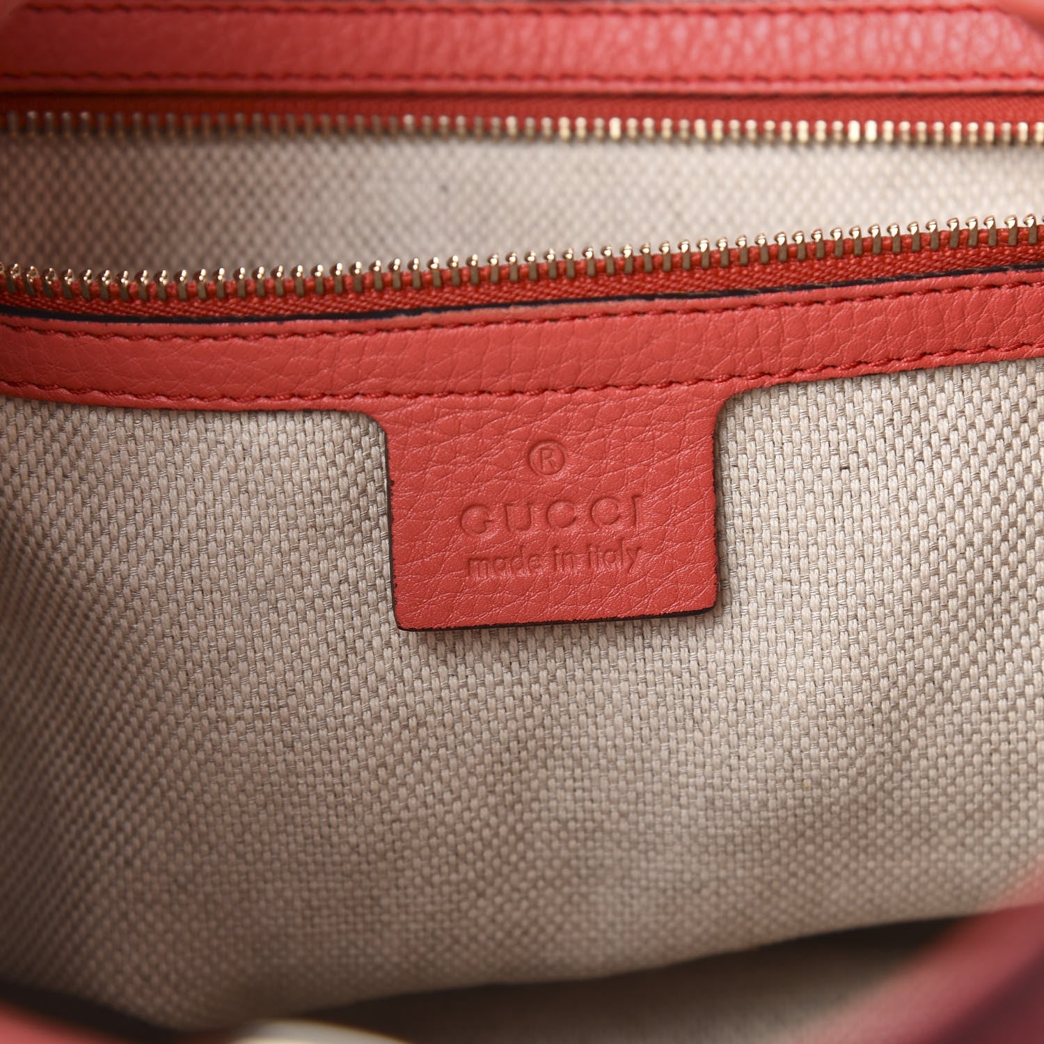 Gucci Pebbled Calfskin Medium Soho Chain Shoulder Bag Begonia Pink 6 of 10