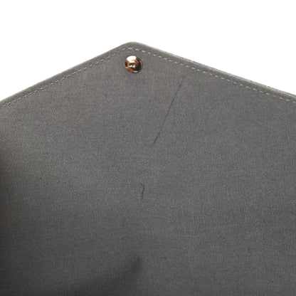 Louis Vuitton Vernis Felicie Pochette Chain Wallet Gris Metal 8 of 11