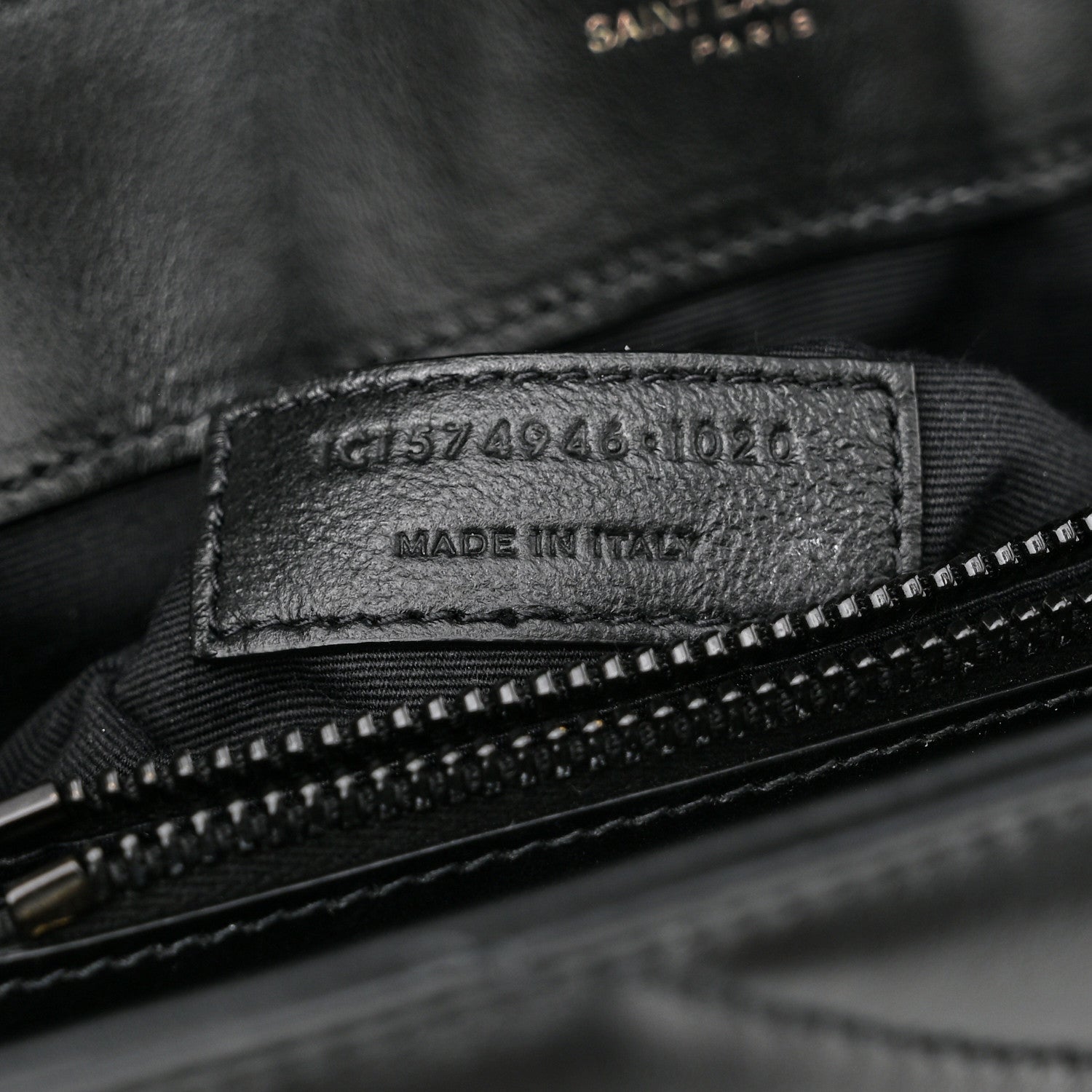 Saint Laurent Calfskin Y Quilted Monogram Monochrome Medium Loulou Chain Satchel Black 7 of 10