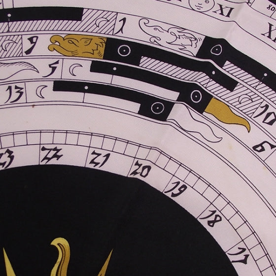 Hermes Silk Astrology Scarf Navy Bleu 6 of 8