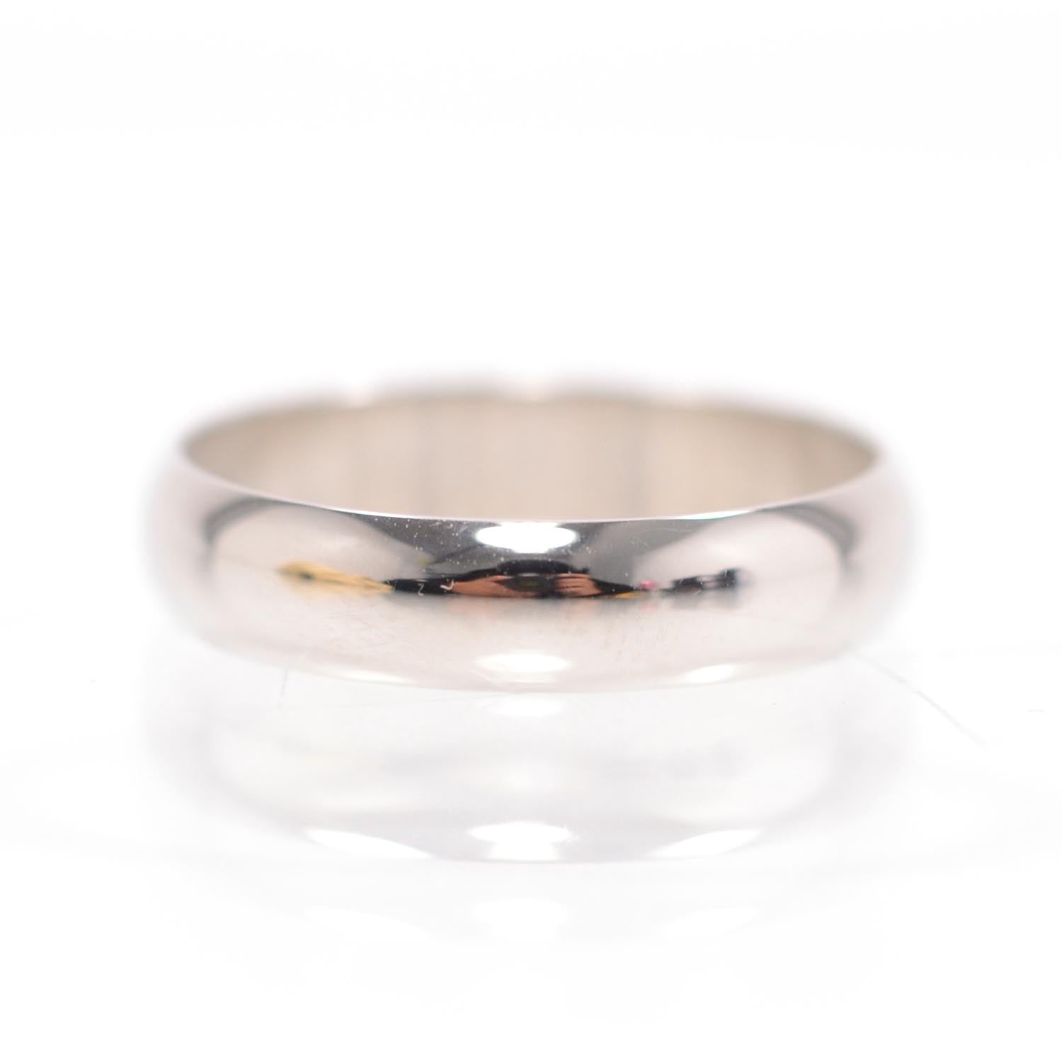 Cartier Platinum Classic 5mm Wedding Band 10 1 of 5