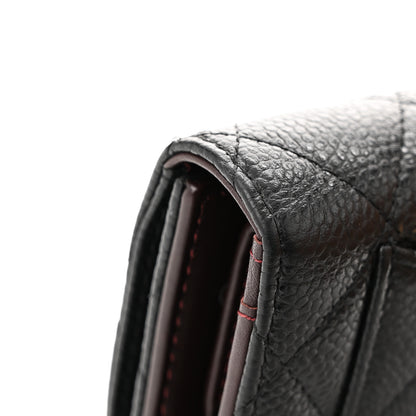 Chanel Caviar Quilted Large Flap Wallet Black 9 of 10
