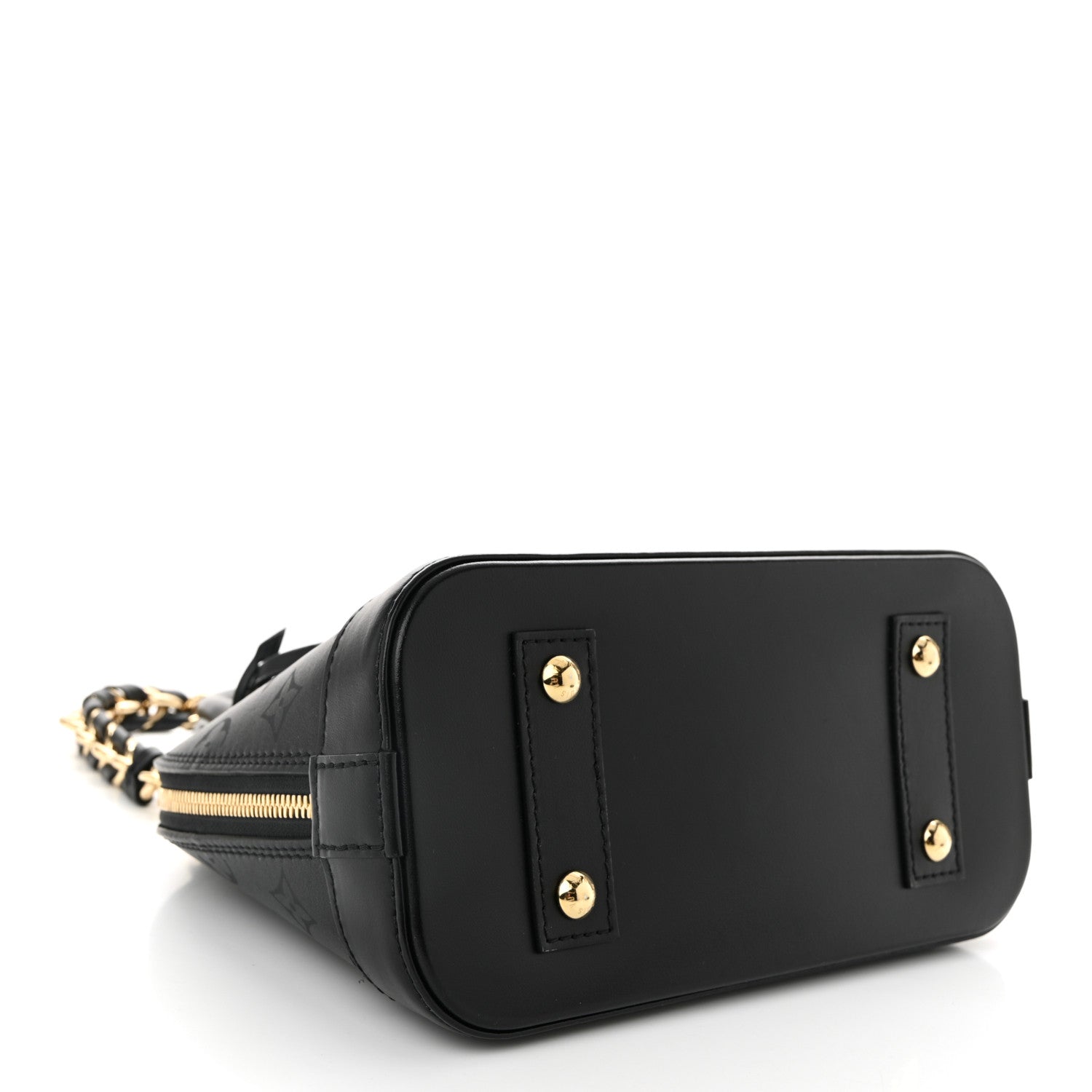 Louis Vuitton Monogram Ink Alma BB Black 4 of 9