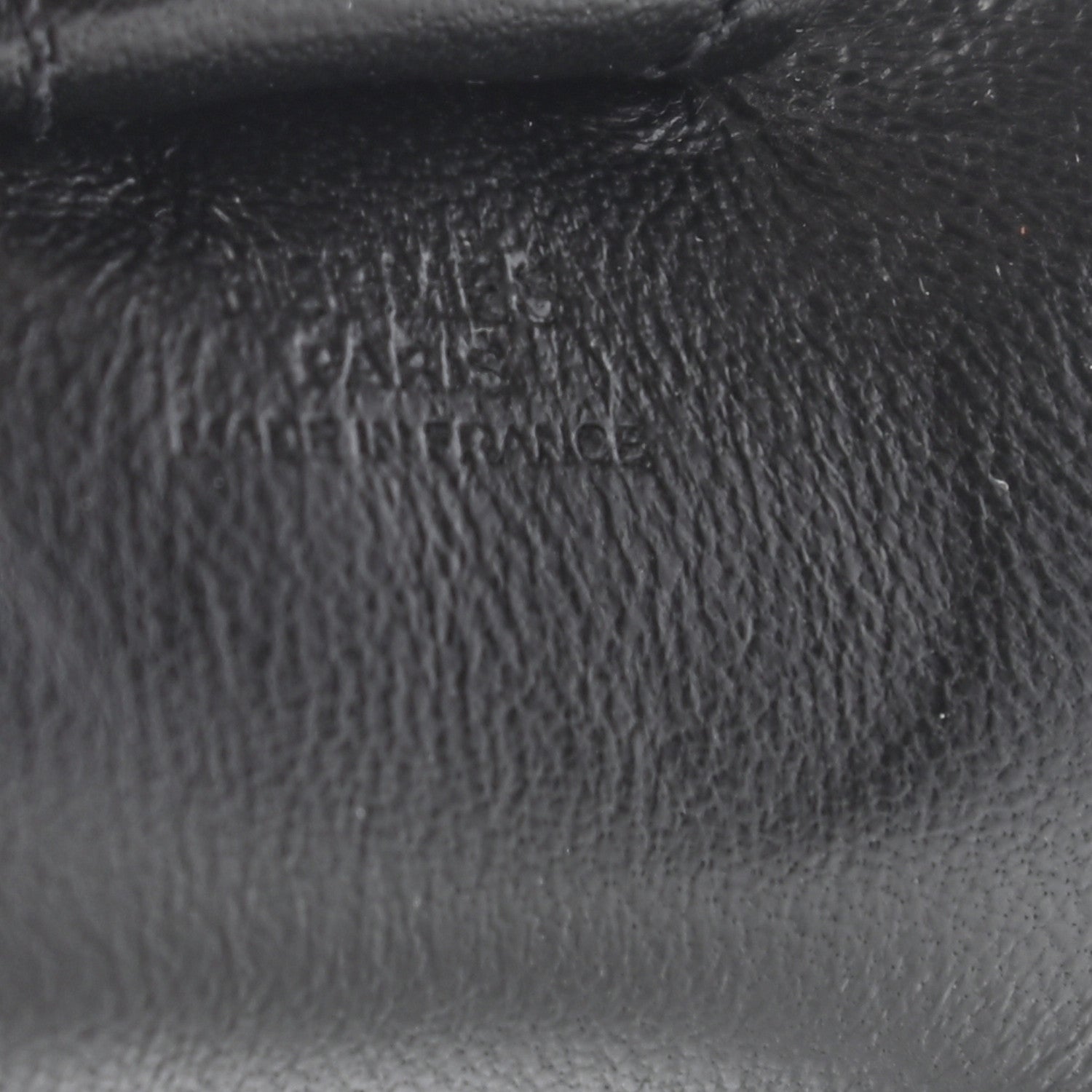 Hermes Milo Lambskin Grigri Rodeo Horse Bag Charm PM So Black 3 of 5