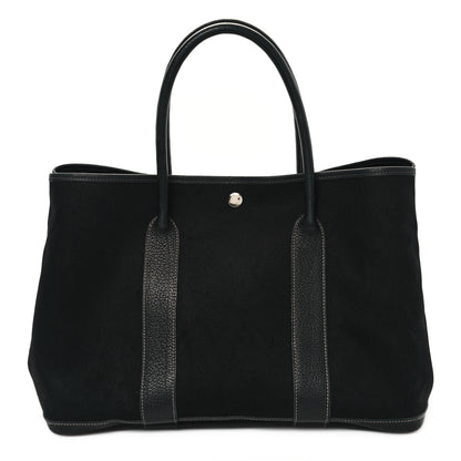 Hermes Toile Vache Country Garden Party 36 Black 1 of 13