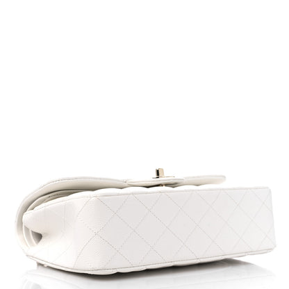 Chanel Caviar Quilted Small Double Flap White 4 of 10