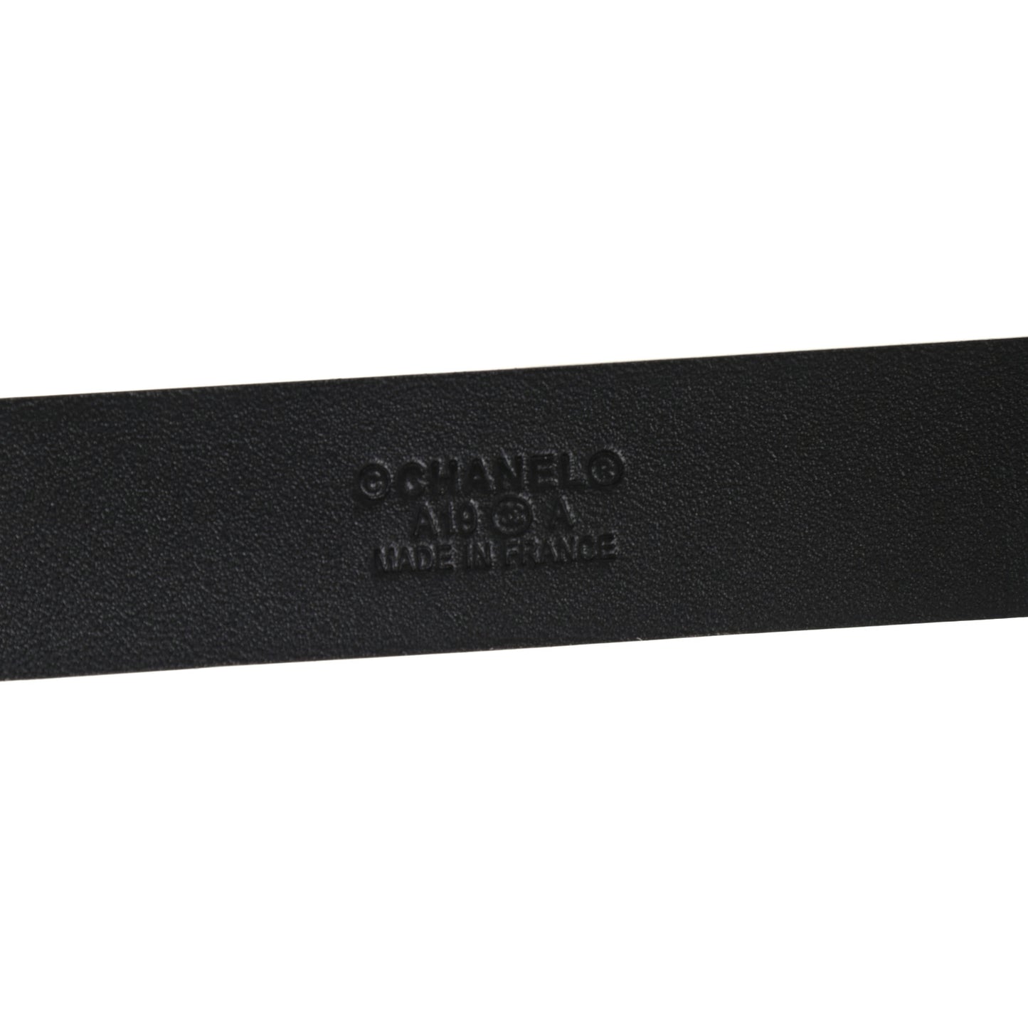 Metallic Calfskin Pearl Crystal Resin Logo Belt 70 28 Gold