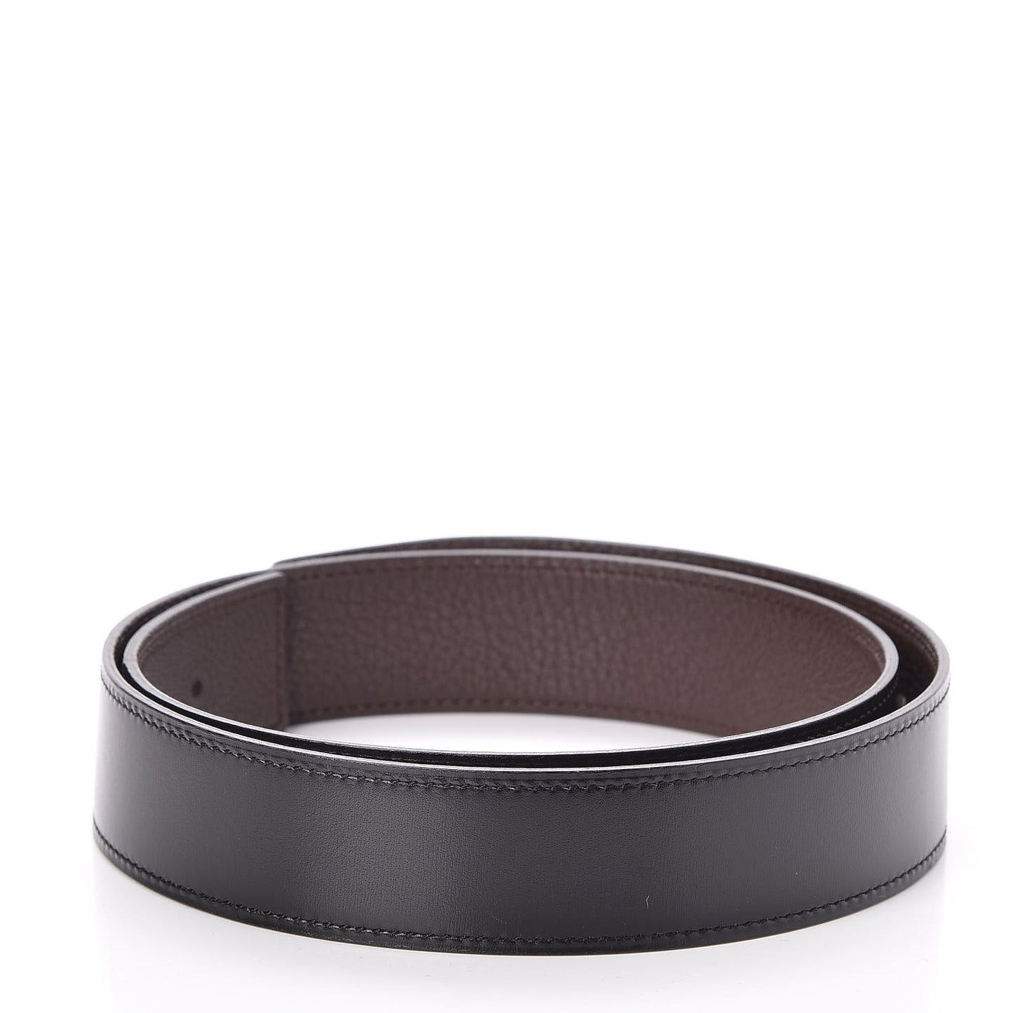 Box Togo 32mm Belt Strap 75 Black Chocolate