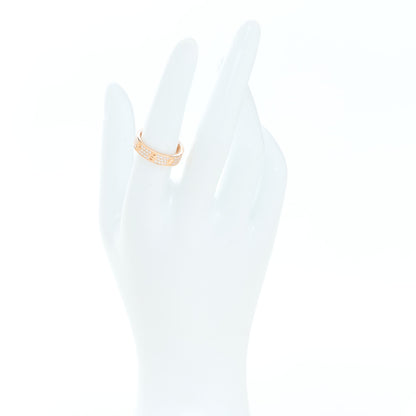 Cartier 18K Pink Gold Diamond Small LOVE Paved Ring 54 7 2 of 5