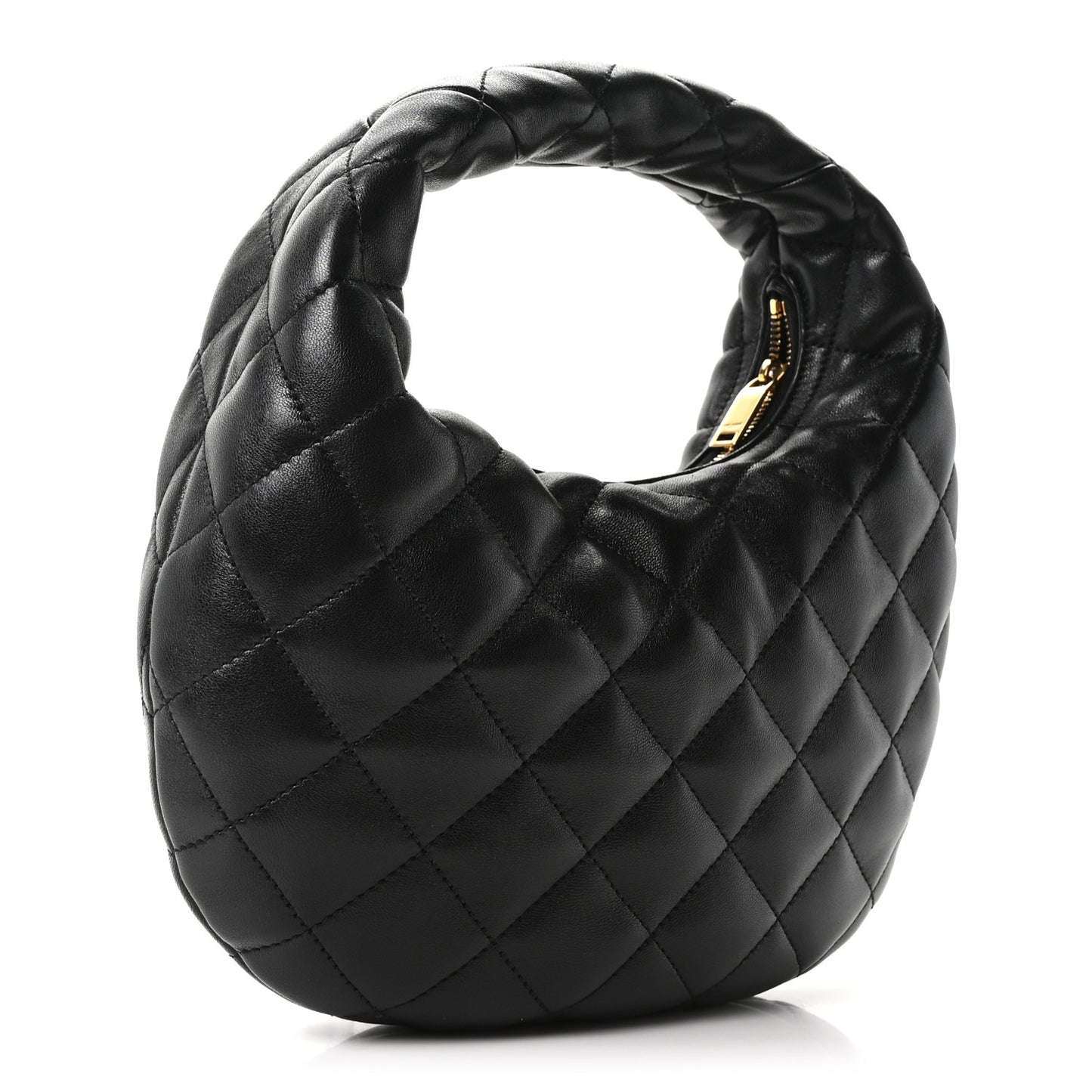 Lambskin Quilted Icarino Bag Black