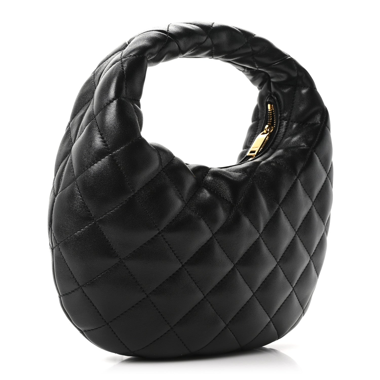 Saint Laurent Lambskin Quilted Icarino Bag Black 3 of 10