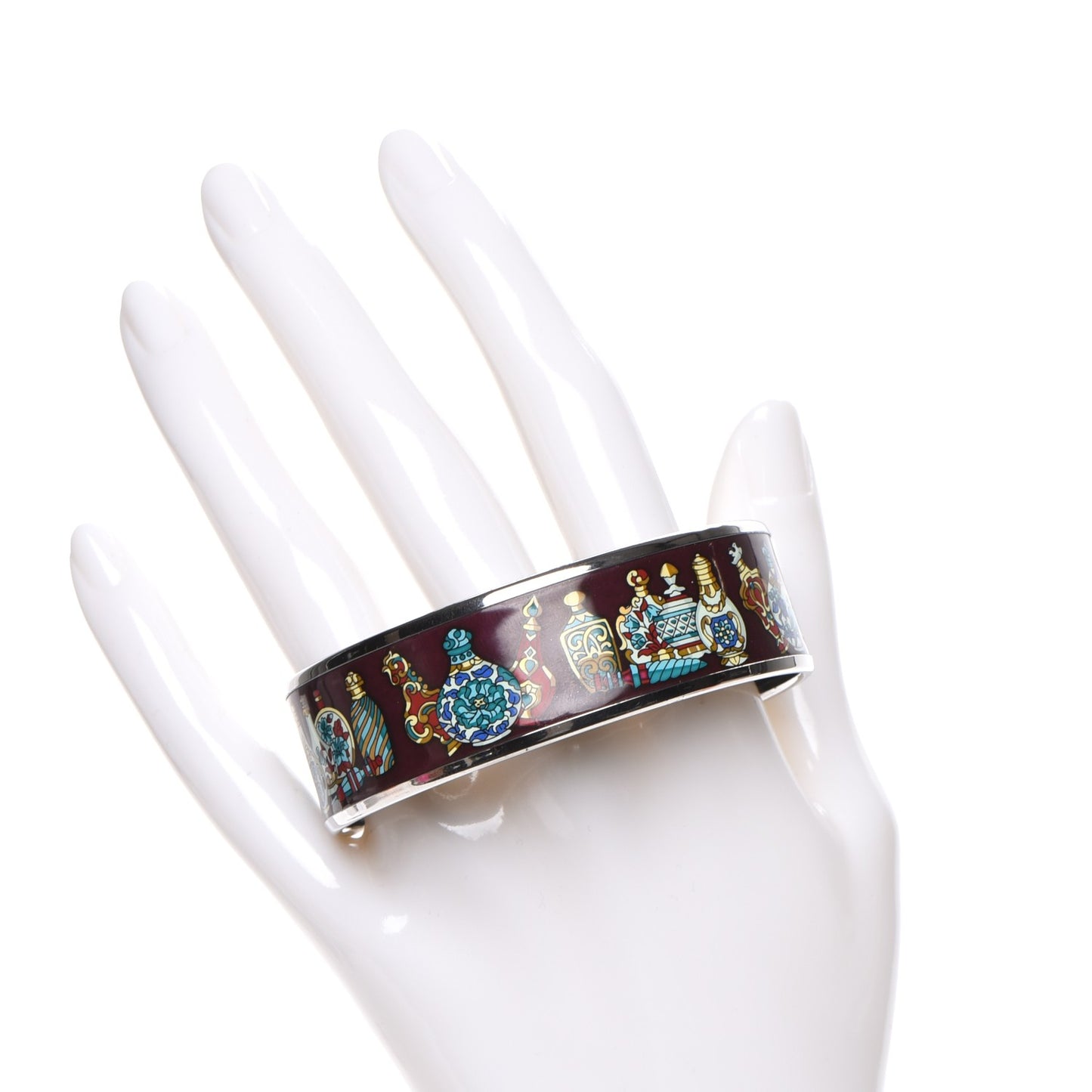 Enamel Printed Wide Flacons Bracelet 65