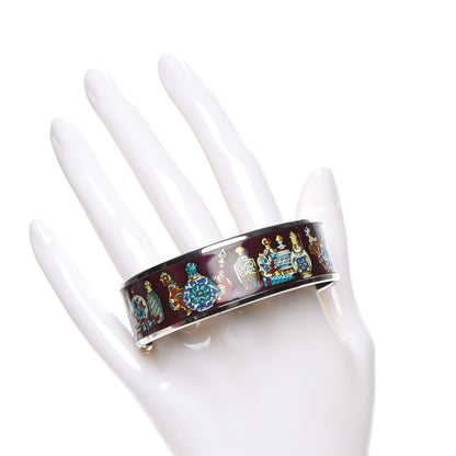 Hermes Enamel Printed Wide Flacons Bracelet 65 2 of 6