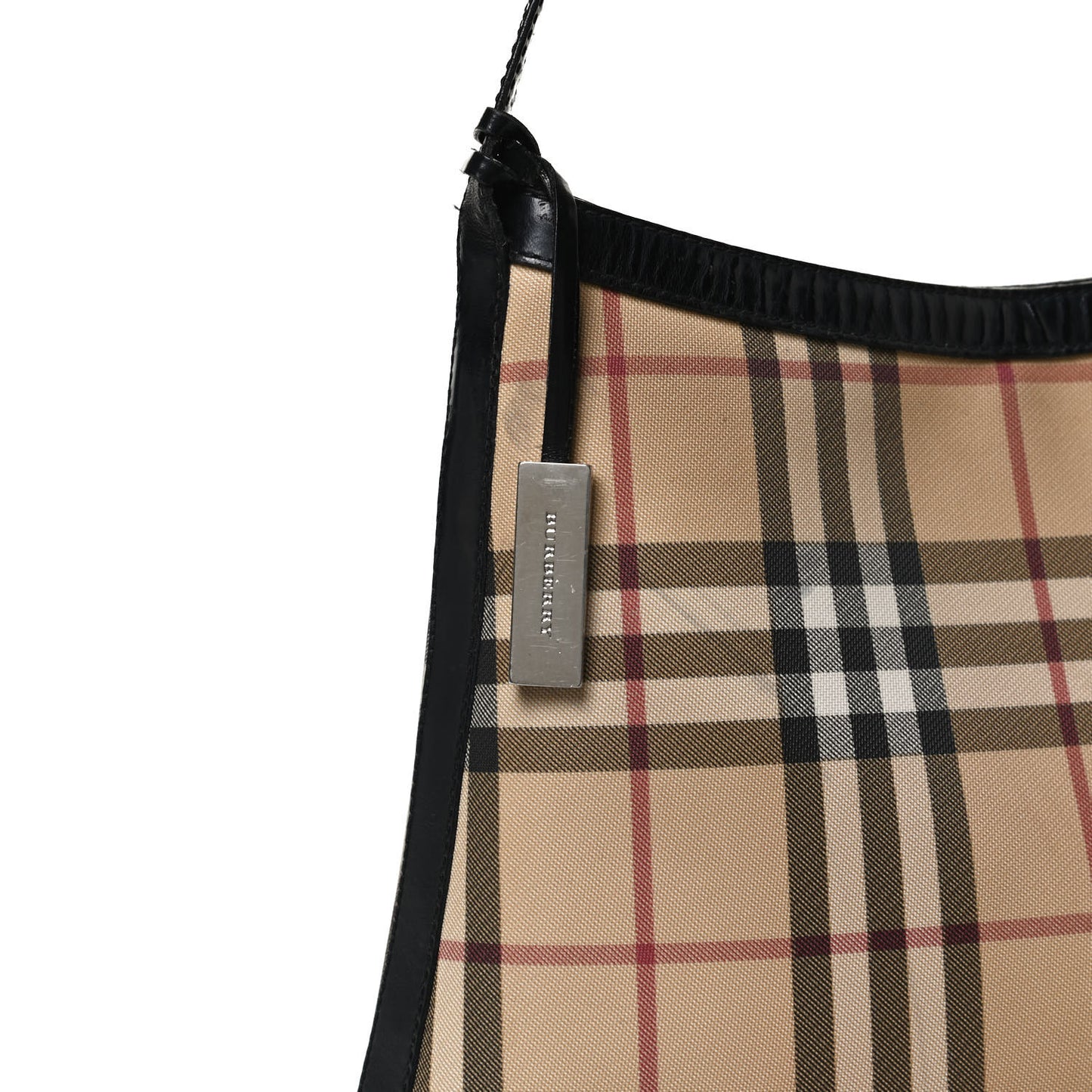 Vintage Check Shoulder Bag Black