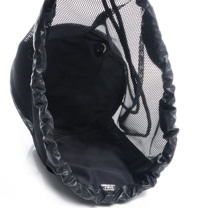 Chanel Rubber CC Basketball w/ Mesh Case Black Grey 6 of 7