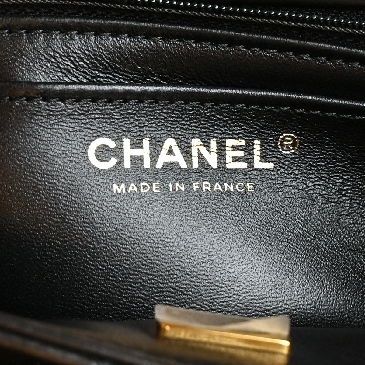 Aged Calfskin Quilted 2.55 Reissue Mini Flap Black