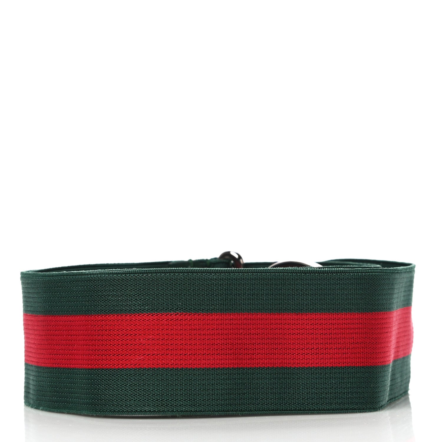 Gucci Nylon Web Belt 80 32 Red Green 2 of 9