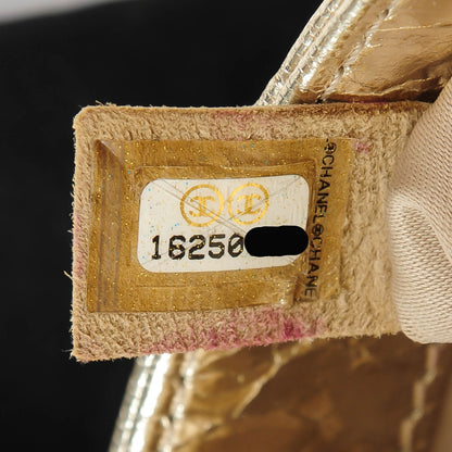 Chanel Metallic Calfskin Mini Flap Gold 7 of 8