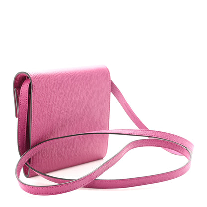 Hermes Chevre Mysore Enamel Mini Cinhetic Wallet  Rose Pourpre 3 of 11