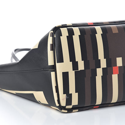 Givenchy Textured Coated Canvas Print Large Antigona Tote Black 7 of 8
