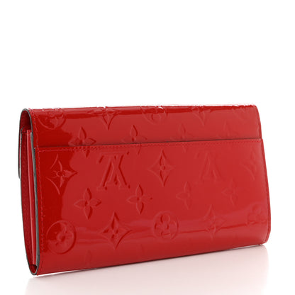 Louis Vuitton Vernis Sarah Wallet NM Cherry 3 of 6