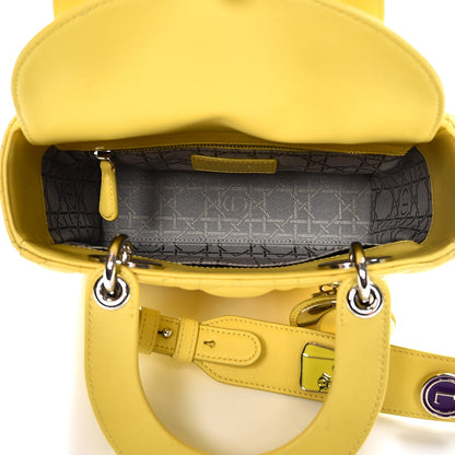 Christian Dior Lambskin Cannage Small My Lady Dior Mimosa Yellow 6 of 12