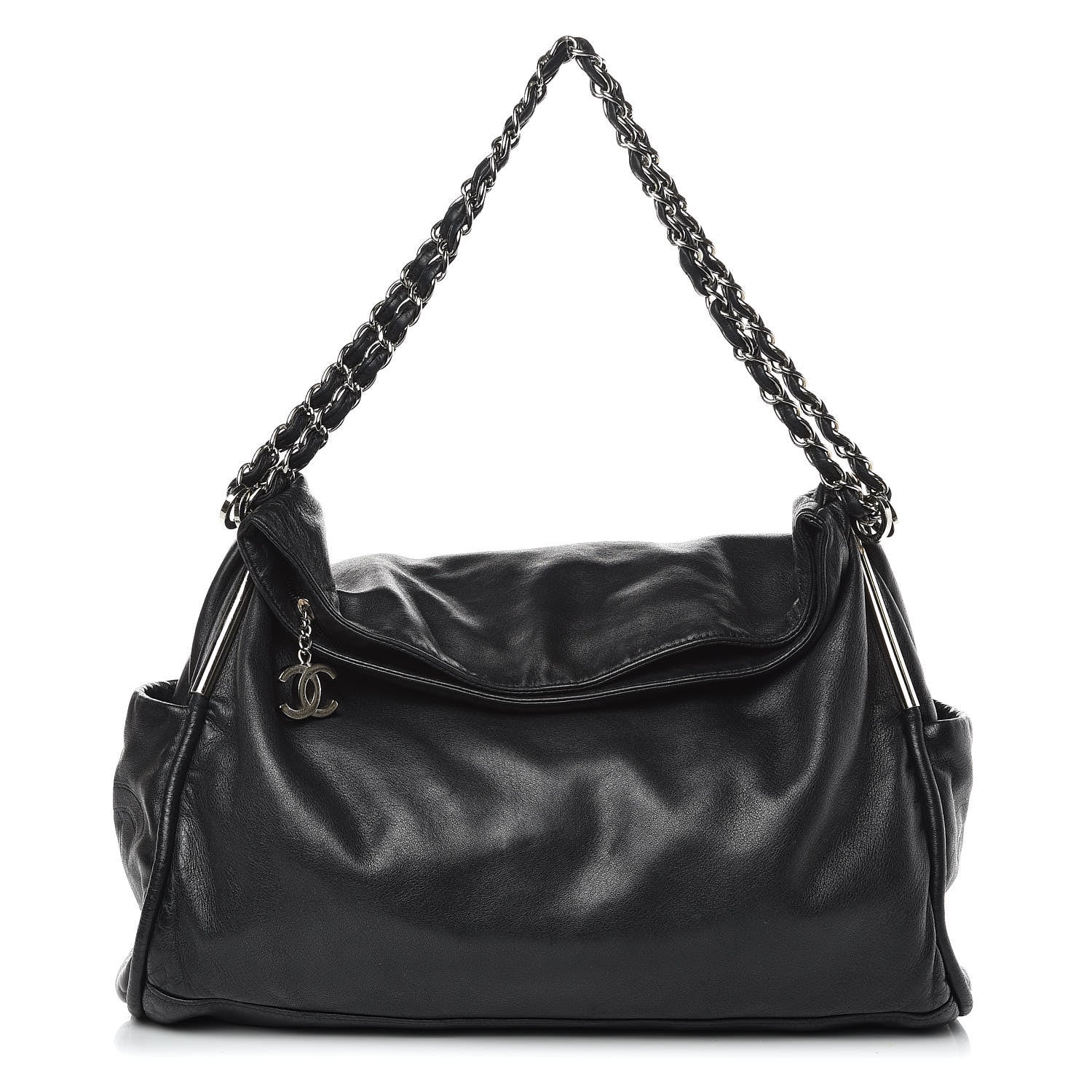Chanel Lambskin Ultimate Soft Hobo Black 1 of 15
