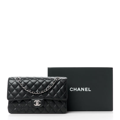 Chanel Caviar Quilted Medium Double Flap Black 12 of 12