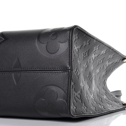 Louis Vuitton Empreinte Monogram Giant Onthego MM Black 9 of 9