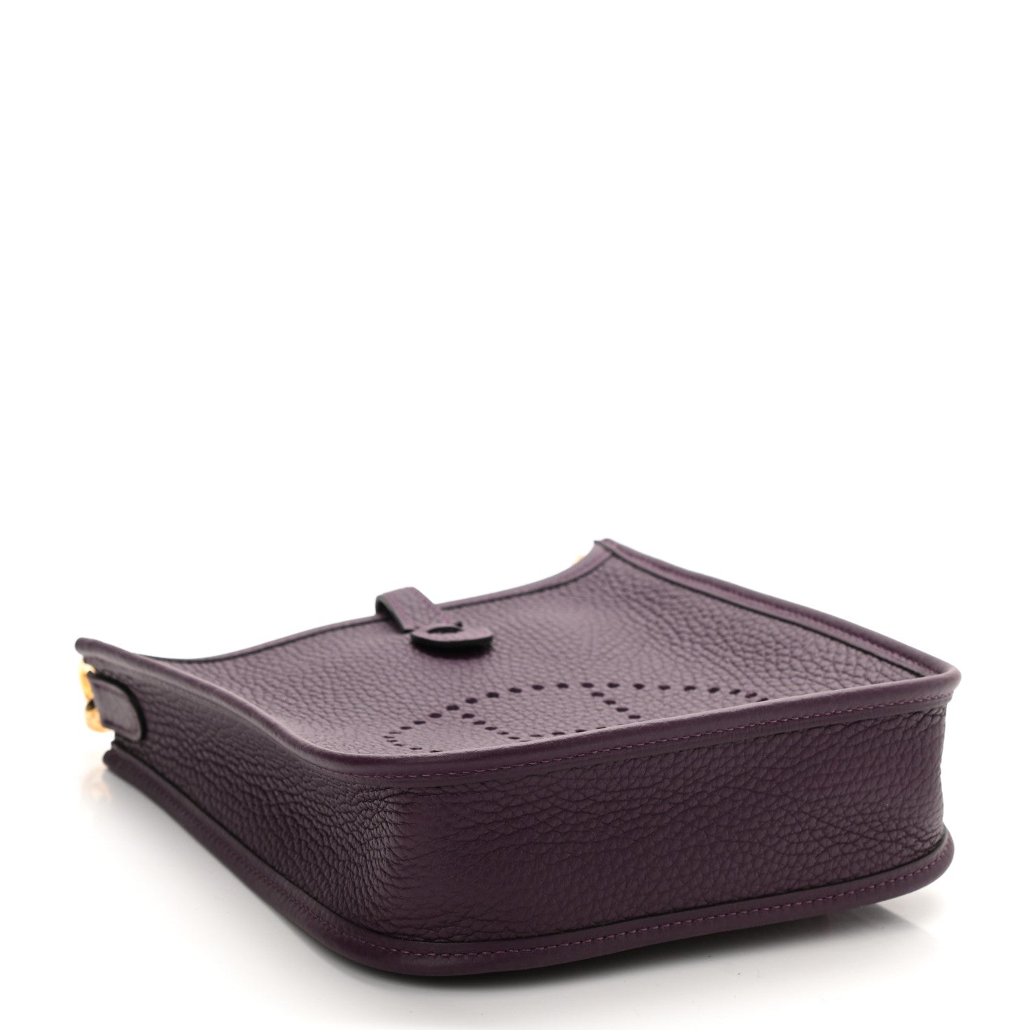 Hermes Taurillon Clemence Amazone Evelyne TPM Cassis Rouge Grenat 4 of 11