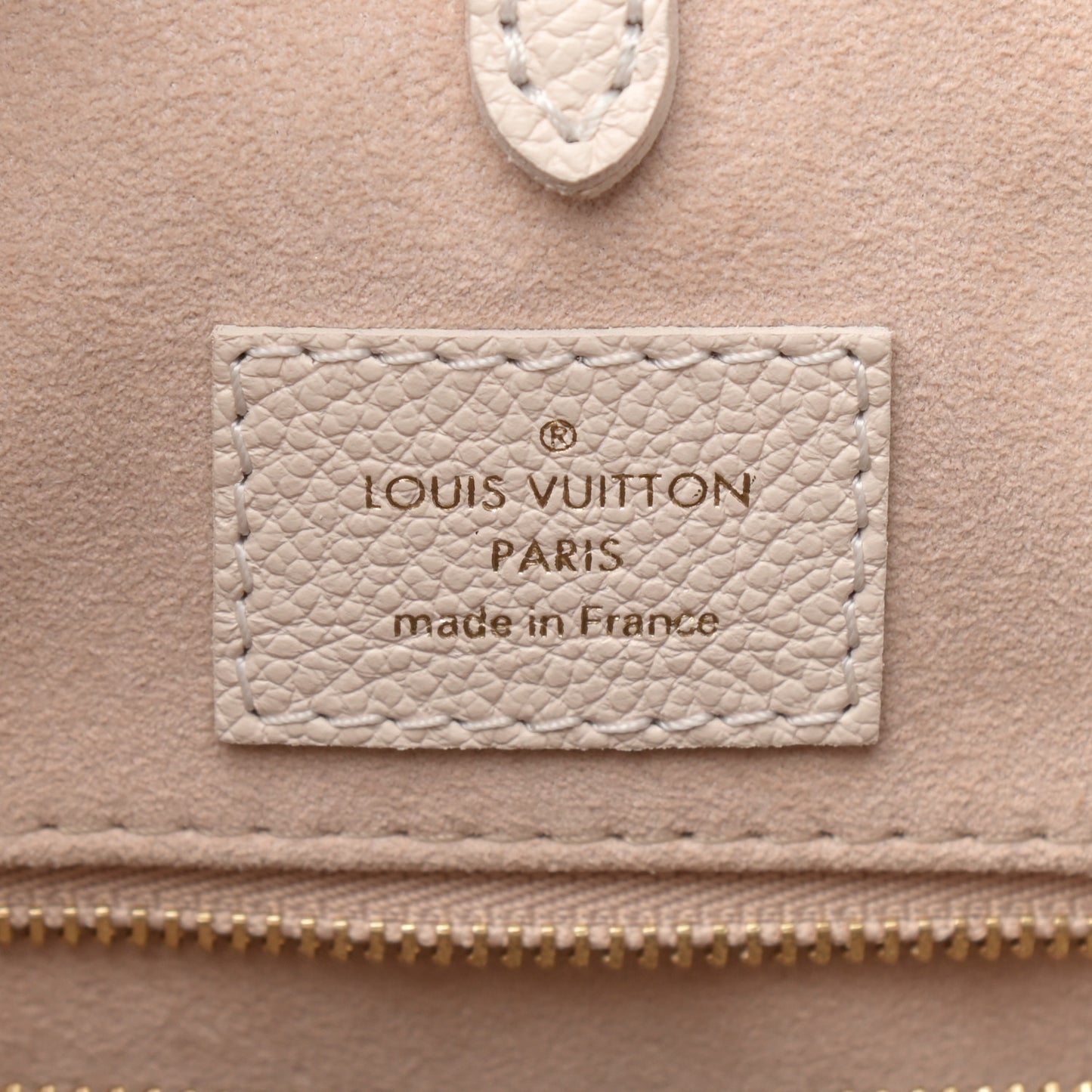 Empreinte Monogram Spring In The City Onthego MM Kaki Beige Cream