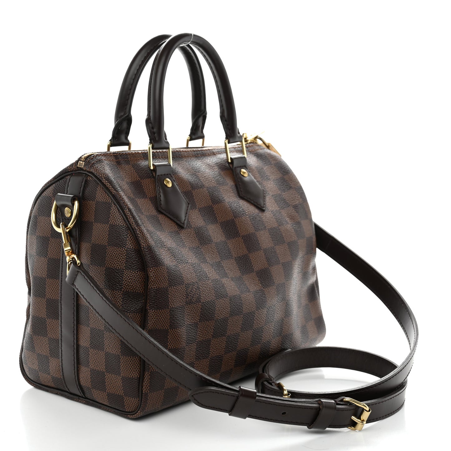 Damier Ebene Speedy Bandouliere 25