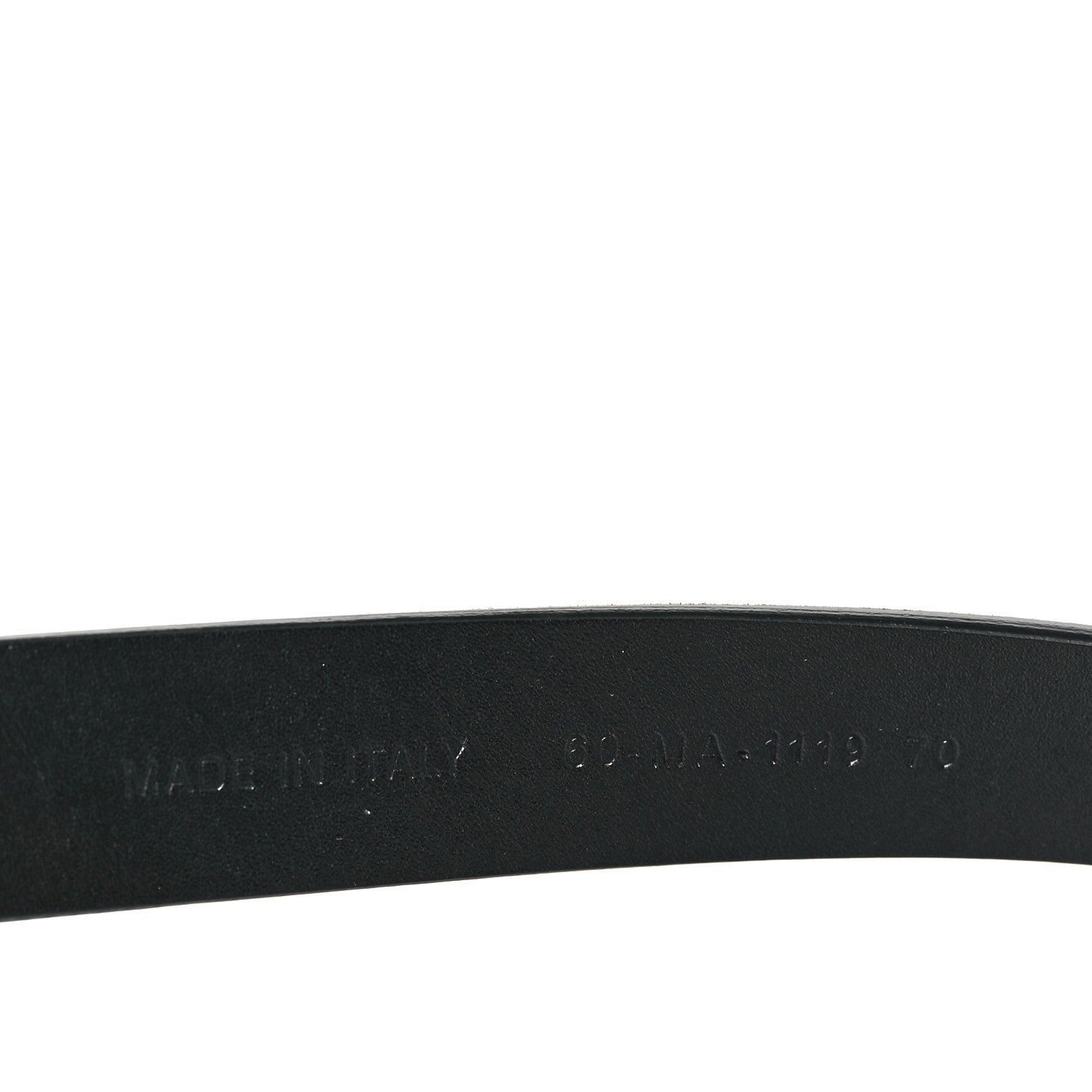 Christian Dior Calfskin Saddle Belt 70 28 Black 3 of 6