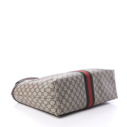 Gucci GG Supreme Monogram Medium Ophidia Shopping Tote Brown 3 of 8