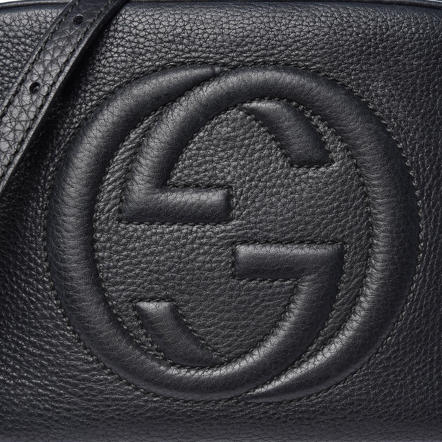 Gucci Pebbled Calfskin Small Soho Disco Bag Black 16 of 16