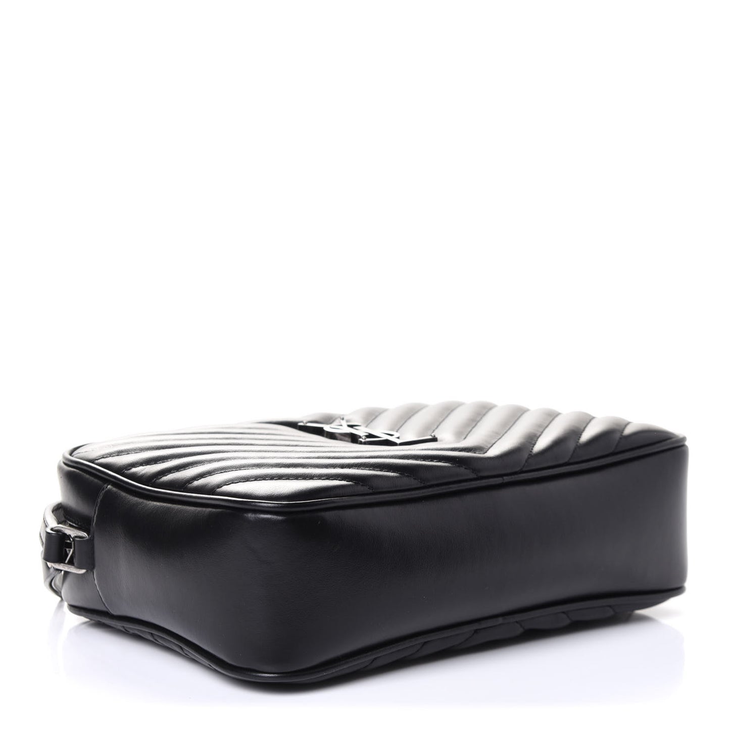 Calfskin Matelasse Monogram Lou Camera Bag Black
