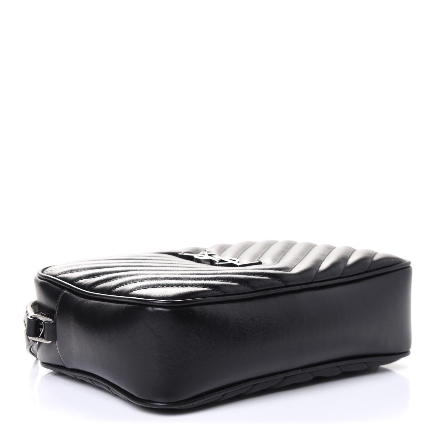 Saint Laurent Calfskin Matelasse Monogram Lou Camera Bag Black 4 of 5