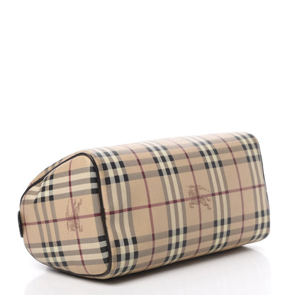 Burberry Haymarket Check Small Chester Bowling Bag Chocolate 3 of 16