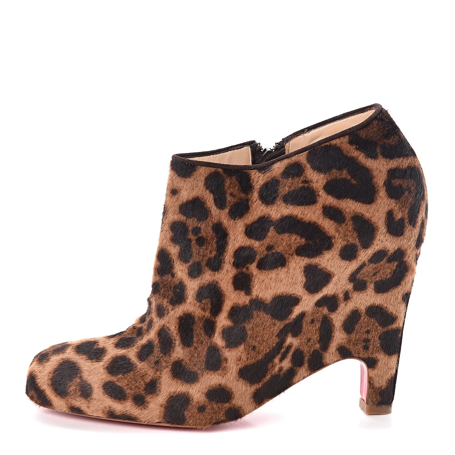 Christian Louboutin Pony Hair Morphing 100 Booty 39.5 Leopard 1 of 7