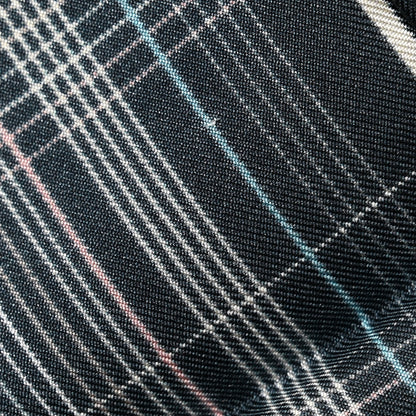 Louis Vuitton Silk Monogram Plaid Pocket Square Scarf 4 of 4